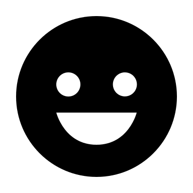 Happy Face Emoji (BoxIcons) Free Open-Source SVG Icon (BoxIcons)