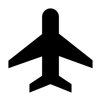 Airplane (BoxIcons) Free Open-Source SVG Icon (BoxIcons)