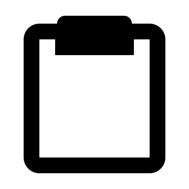 Clipboard Document Free Open-Source SVG Icon (BoxIcons)