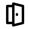 Open Door (BoxIcons) Free Open-Source SVG Icon