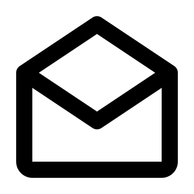 Open Envelope Free Open-Source SVG Icon (BoxIcons)