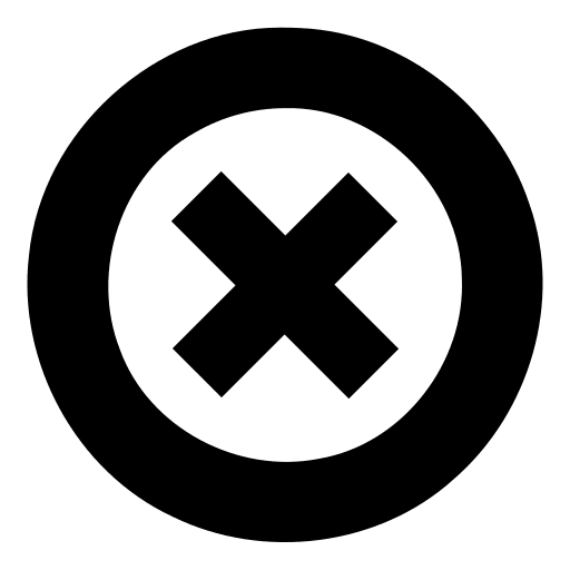 Cancel End Event (BPMN) Free Open-Source SVG Icon (BPMN)