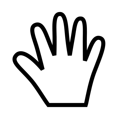 Hand Tool Free Open-Source SVG Icon (BPMN)