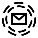 Non-Interrupting Message Catch Intermediate Event Free Open-Source SVG Icon