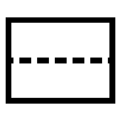 Two-Lane Division (BPMN) Free Open-Source SVG Icon (BPMN)