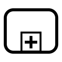 Collapsed Subprocess (BPMN) Free Open-Source SVG Icon