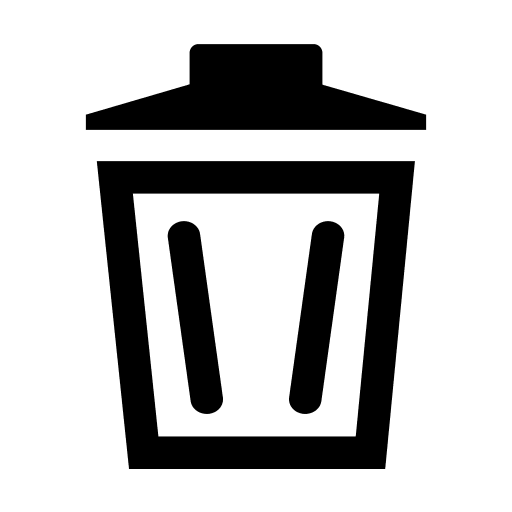 Trash Bin Free Open-Source SVG Icon (BPMN)