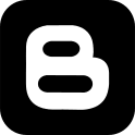 Blogger Rectangle Badge Free Open-Source SVG Icon