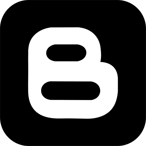 Blogger Rectangle Badge Free Open-Source SVG Icon (Brandico)