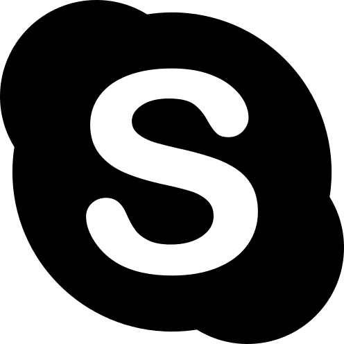 Skype Communication Service Free Open-Source SVG Icon (Brandico)