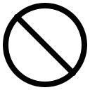 Ban Symbol Free Open-Source SVG Icon