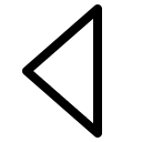 Left Caret Arrow Free Open-Source SVG Icon