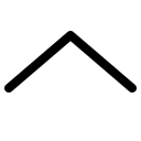 Top Chevron Arrow (Bytesize Icons) Free Open-Source SVG Icon