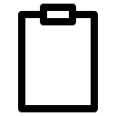 Clipboard Document (Bytesize) Free Open-Source SVG Icon