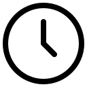 Clock (Bytesize Icons) Free Open-Source SVG Icon