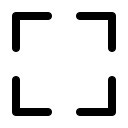 Fullscreen Mode Free Open-Source SVG Icon