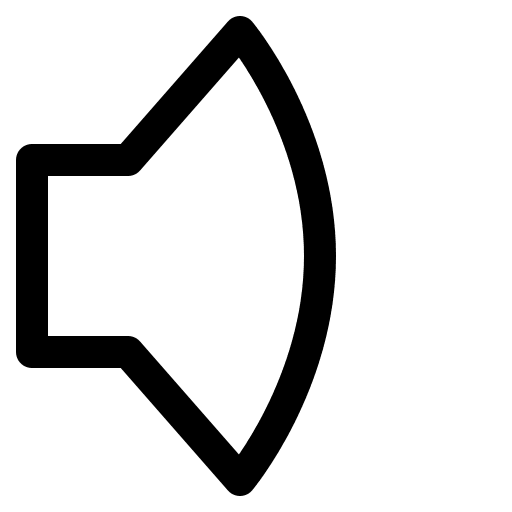 Mute Audio Control Free Open-Source SVG Icon (Bytesize Icons)