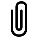 Paperclip Attachment Free Open-Source SVG Icon