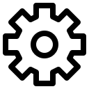 Settings Configuration Free Open-Source SVG Icon