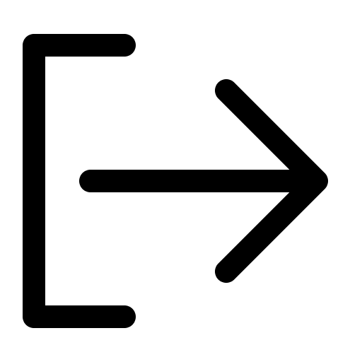 Sign Out Action Free Open-Source SVG Icon (Bytesize Icons)