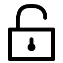 Unlock Symbol Free Open-Source SVG Icon