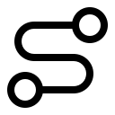 3D Curve Auto Colon (Carbon) Free Open-Source SVG Icon