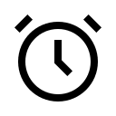 Alarm Clock (Carbon) Free Open-Source SVG Icon