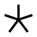 Asterisk Symbol Free Open-Source SVG Icon