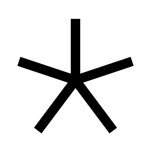 Asterisk Symbol Free Open-Source SVG Icon (Carbon)