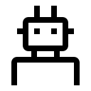 Bot (Carbon) Free Open-Source SVG Icon