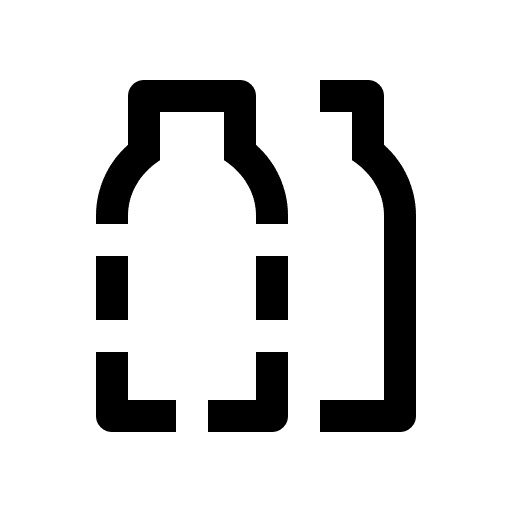 Dash of Bottles (Carbon) Free Open-Source SVG Icon (Carbon)