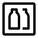 Bottles Storage Container Free Open-Source SVG Icon