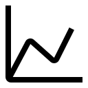 Line Chart Visualization (Carbon) Free Open-Source SVG Icon