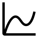 Smooth Line Chart (Carbon) Free Open-Source SVG Icon