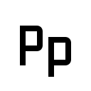 Letter P (Carbon) Free Open-Source SVG Icon