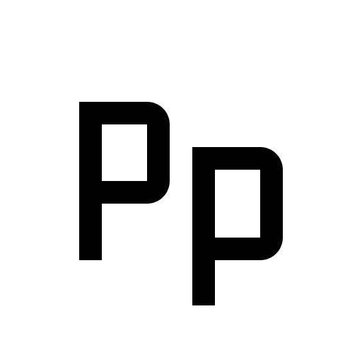 Letter P (Carbon) Free Open-Source SVG Icon (Carbon)