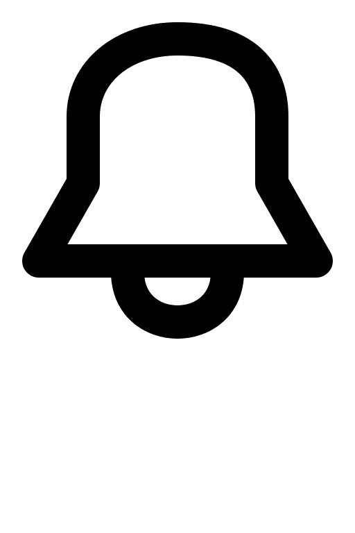 Bell Notification Alert Free Open-Source SVG Icon (Charm Icons)