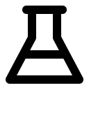 Conical Flask Laboratory Equipment Free Open-Source SVG Icon