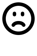 Frowning Face (Charm) Free Open-Source SVG Icon