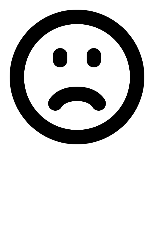 Frowning Face (Charm) Free Open-Source SVG Icon (Charm Icons)