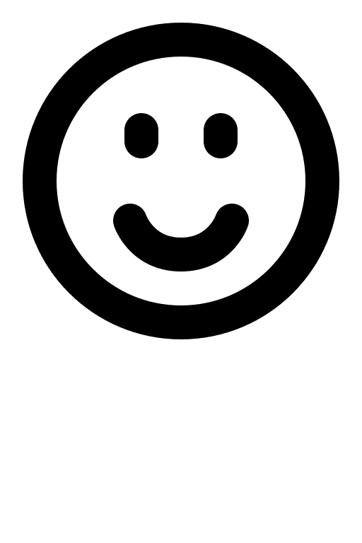 Smiling Face Free Open-Source SVG Icon (Charm Icons)