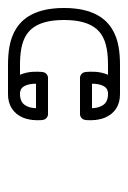 Headphones (Charm Icons) Free Open-Source SVG Icon