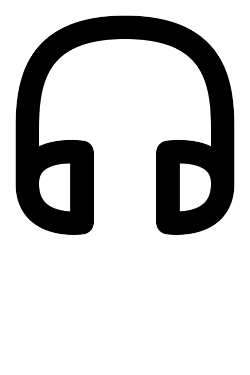 Headphones (Charm Icons) Free Open-Source SVG Icon (Charm Icons)