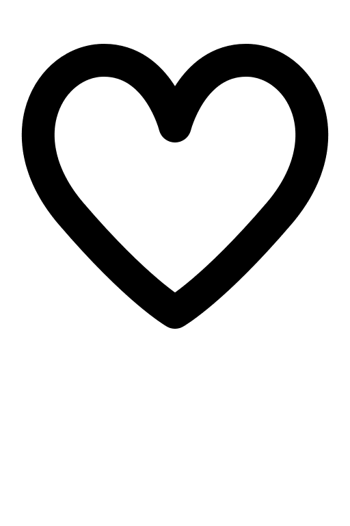 Heart Symbol Free Open-Source SVG Icon (Charm Icons)