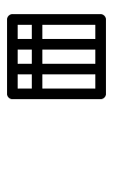 List Layout Design Free Open-Source SVG Icon