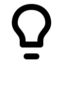 Lightbulb Symbol Free Open-Source SVG Icon