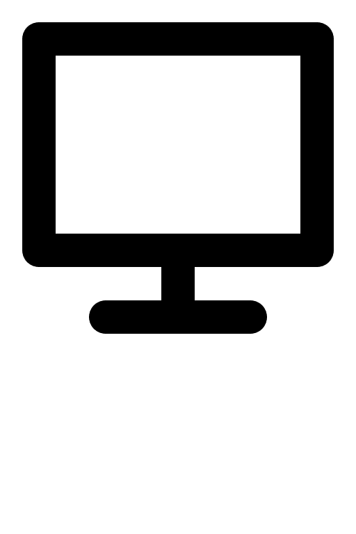 Computer Monitor Display Free Open-Source SVG Icon (Charm Icons)