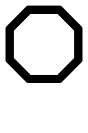 Octagon Shape Free Open-Source SVG Icon