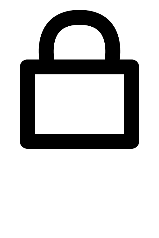 Padlock Security Symbol Free Open-Source SVG Icon (Charm Icons)