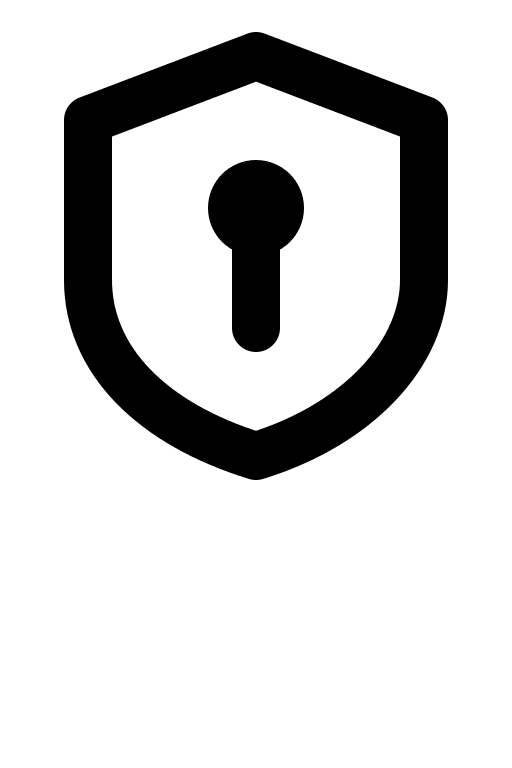 Shield with Keyhole Free Open-Source SVG Icon (Charm Icons)